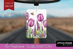Wildflowers Air Freshener PNG - Watercolor Flowers PNG Product Image 1