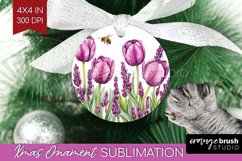 Wildflowers Ornament PNG - Watercolor Flowers PNG Product Image 1