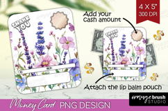 Thank You Money Card PNG - Wildflowers Money Card Holder Product Image 1
