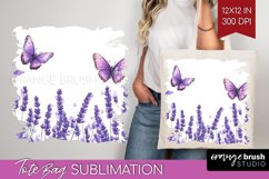 Wildflowers Tote Bag - Watercolor Flowers Tote Bag PNG Product Image 1