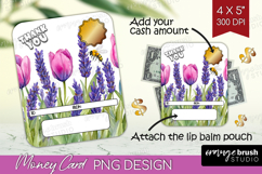 Thank You Money Card PNG - Wildflowers Money Card Holder Product Image 1