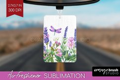 Wildflowers Air Freshener PNG - Watercolor Flowers PNG Product Image 1