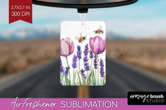 Wildflowers Air Freshener PNG - Watercolor Flowers PNG Product Image 1