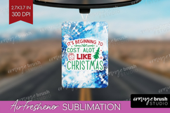 Funny Christmas Quote Air Freshener PNG - Tie Dye PNG Product Image 1