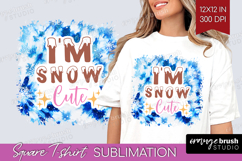 Funny Christmas Quote Square Tshirt Background - Tie Dye PNG Product Image 1
