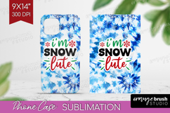 Funny Christmas Quote Phone Case PNG - Tie Dye Case PNG Product Image 1