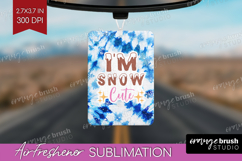 Funny Christmas Quote Air Freshener PNG - Tie Dye PNG Product Image 1