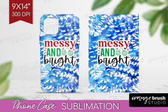 Funny Christmas Quote Phone Case PNG - Tie Dye Case PNG Product Image 1