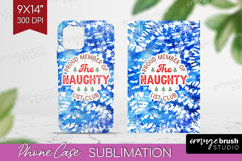 Funny Christmas Quote Phone Case PNG - Tie Dye Case PNG Product Image 1
