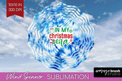 Funny Christmas Quote Wind Spinner Sublimation PNG - Tie Dye Product Image 1