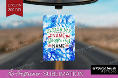 Funny Christmas Quote Air Freshener PNG - Tie Dye PNG Product Image 1