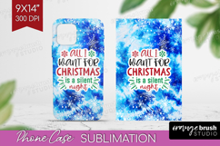 Funny Christmas Quote Phone Case PNG - Tie Dye Case PNG Product Image 1