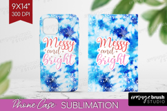 Funny Christmas Quote Phone Case PNG - Tie Dye Case PNG Product Image 1