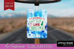 Funny Christmas Quote Air Freshener PNG - Tie Dye PNG Product Image 1
