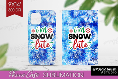Funny Christmas Quote Phone Case PNG - Tie Dye Case PNG Product Image 1