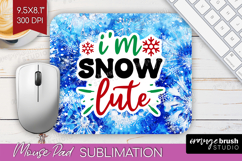 Funny Christmas Quote Mouse Pad Sublimation - Tie Dye PNG Product Image 1