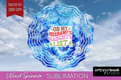 Funny Christmas Quote Wind Spinner Sublimation PNG - Tie Dye Product Image 1