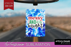 Funny Christmas Quote Air Freshener PNG - Tie Dye PNG Product Image 1