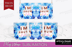 Funny Christmas Quote Mug Wrap - Tie Dye Mug PNG Sublimation Product Image 1