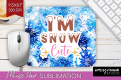 Funny Christmas Quote Mouse Pad Sublimation - Tie Dye PNG Product Image 1