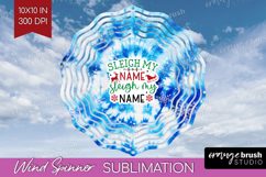 Funny Christmas Quote Wind Spinner Sublimation PNG - Tie Dye Product Image 1