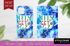 Funny Christmas Quote Phone Case PNG - Tie Dye Case PNG Product Image 1