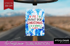 Funny Christmas Quote Air Freshener PNG - Tie Dye PNG Product Image 1