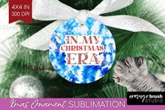 Funny Christmas Quote Ornament PNG - Tie Dye PNG Sublimation Product Image 1