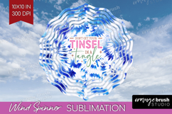 Funny Christmas Quote Wind Spinner Sublimation PNG - Tie Dye Product Image 1