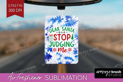 Funny Christmas Quote Air Freshener PNG - Tie Dye PNG Product Image 1