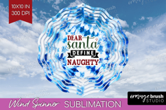 Sarcastic Christmas Quote Wind Spinner Sublimation PNG - Tie Product Image 1