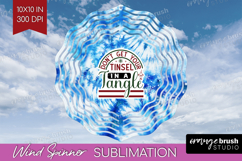 Sarcastic Christmas Quote Wind Spinner Sublimation PNG - Tie Product Image 1