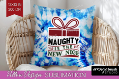 Sarcastic Christmas Quote Pillow Sublimation - Winter Tie Product Image 1