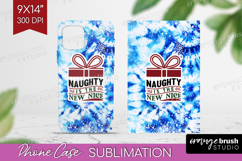 Sarcastic Christmas Quote Phone Case PNG - Winter Tie Dye Product Image 1