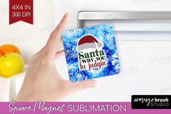 Sarcastic Christmas Quote Magnet Sublimation - Winter Tie Product Image 1