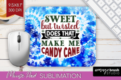 Sarcastic Christmas Quote Mouse Pad Sublimation - Winter Tie Product Image 1