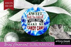 Sarcastic Christmas Quote Ornament PNG - Winter Tie Dye PNG Product Image 1