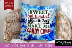 Sarcastic Christmas Quote Pillow Sublimation - Winter Tie Product Image 1