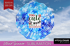 Sarcastic Christmas Quote Wind Spinner Sublimation PNG - Tie Product Image 1