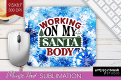 Sarcastic Christmas Quote Mouse Pad Sublimation - Winter Tie Product Image 1