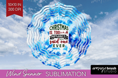 Sarcastic Christmas Quote Wind Spinner Sublimation PNG - Tie Product Image 1