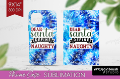Sarcastic Christmas Quote Phone Case PNG - Winter Tie Dye Product Image 1