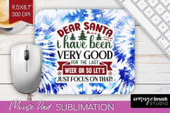 Sarcastic Christmas Quote Mouse Pad Sublimation - Winter Tie Product Image 1