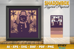 Winter Wonderland 3D Shadowbox Layered Papercut Product Image 3