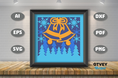 Winter Wonderland 3D Shadowbox Layered Papercut Product Image 1