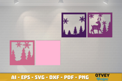 Winter Wonderland 3D Shadowbox Layered Papercut Product Image 3