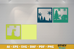 Winter Wonderland 3D Shadowbox Layered Papercut Product Image 3