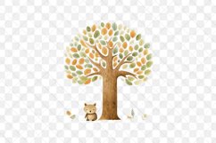 Woodland Tree Sublimation Clipart Product Image 3