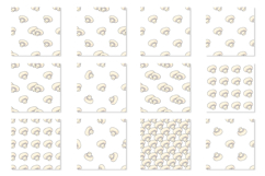 Seamless pattern Illustration with forest mushrooms Product Image 3