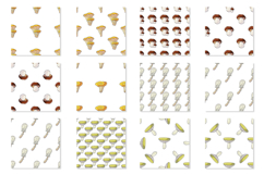 Seamless pattern with forest mushrooms Product Image 3